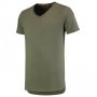 T-shirt Premium V Hals Heren 104003 Army XL