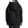 Gildan Sweater Hooded HeavyBlend for kids 426 black XS