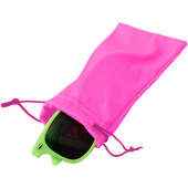 Clean microvezeltasje voor een zonnebril - Neon roze