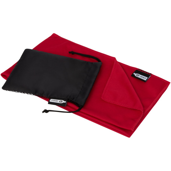 Raquel cooling towel made from recycled PET - Red