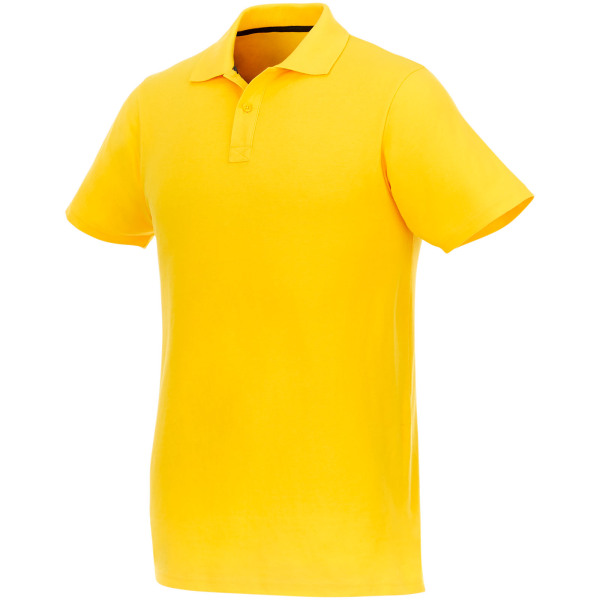 Helios short sleeve men's polo - Yellow - 3XL