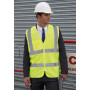 Core Zip ID Safety Tabard Fluorescent Yellow L/XL