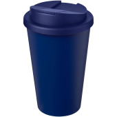 Americano® Eco 350 ml gerecyclede beker met spill-proof deksel - Blauw