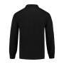 L&S Polosweater Open Hem black XL