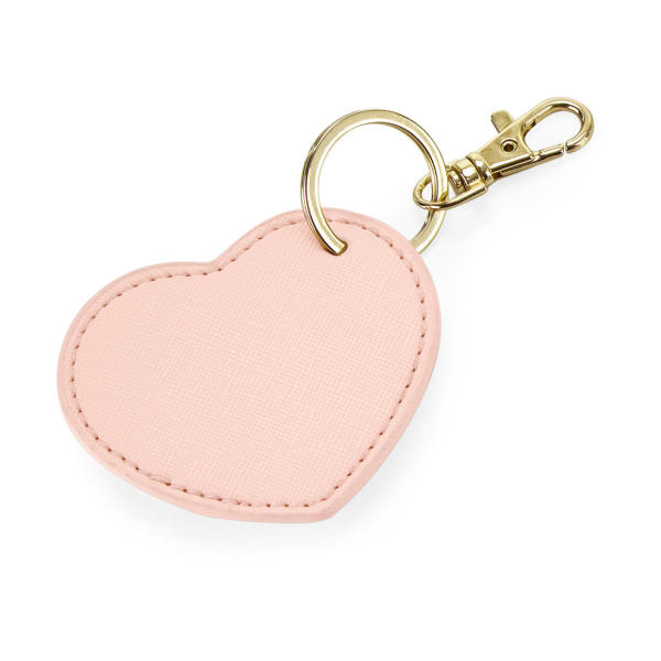 Boutique Heart Key Clip - Soft Pink - One Size