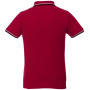 Fairfield heren polo met tipping en korte mouwen - Rood - S