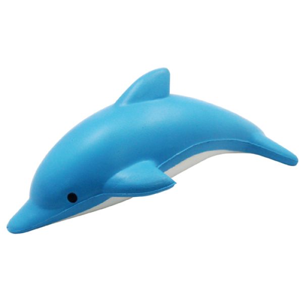 Anti-stress dolfijn blauw