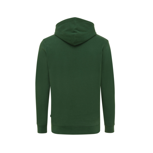 Iqoniq Jasper recycled cotton hoodie, forest green (S)