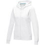 Ruby women’s GOTS organic recycled full zip hoodie - White - XS