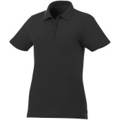 Liberty dames polo met korte mouwen - Zwart - S
