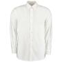 Long Sleeve Classic Fit Workforce Shirt, White, XL, Kustom Kit