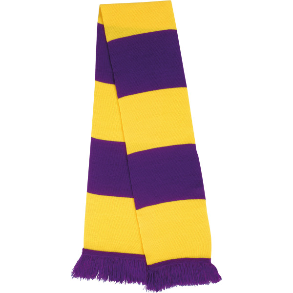 Team Scarf Purple / Yellow One Size
