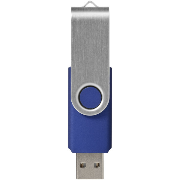 Rotate-basic 4GB USB flash drive - Blue/Silver