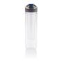 Water bottle with infuser, blue