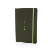 GRS-gecertificeerd RPET A5-notitieboek, groen, groen