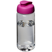 H2O Active® Octave Tritan™ 600 ml sportfles met flipcapdeksel - Transparant/Roze