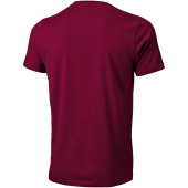 Nanaimo heren t-shirt met korte mouwen - Bordeaux rood - S