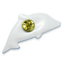 Dolphin Reflective PVC Label with butterfly buckle