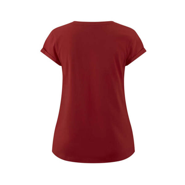 Women's Rolled Sleeve T-shirt Red S