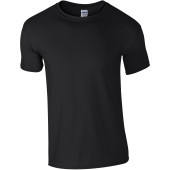 Softstyle Crew Neck Men's T-shirt Black 4XL