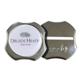 40mm metalen Line Up Ballmarker met Logo Doming 40mm metalen Line Up Ballmarker met Logo Doming