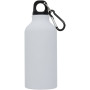 Oregon 400 ml matte water bottle with carabiner - White