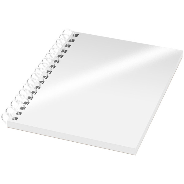 Desk-Mate® A6 notitieboek met synthetische omslag - Wit