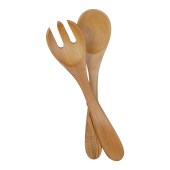 Olijfhout salade set 25 cm