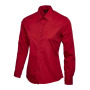 Ladies Poplin Full Sleeve Shirt - XS - Red