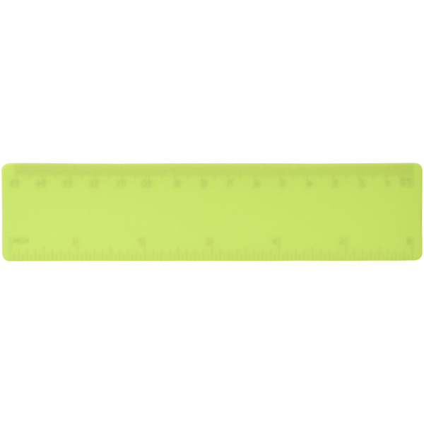 Rothko 15 cm plastic ruler - Lime