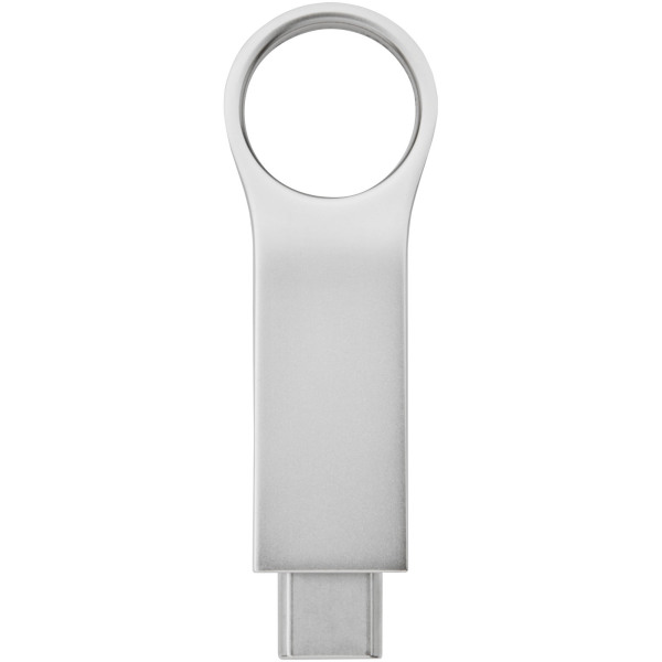 Type C USB 3.0 rond groot - Zilver - 32GB