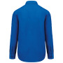 Overhemd in onderhoudsvriendelijk polykatoen-popeline heren Light Royal Blue 3XL