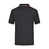 Polo Tipping - black/orange - 3XL