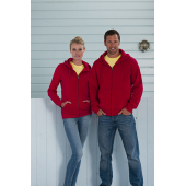 Men's Authentic Zipped Hood - Classic Red - 3XL