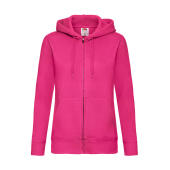 Premium Hooded Sweat Jacket Lady-Fit - Fuchsia - 2XL (18)