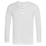 Stedman T-shirt Henley Shawn LS for him white L