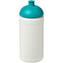 Baseline® Plus 500 ml bidon met koepeldeksel - Wit/Aqua
