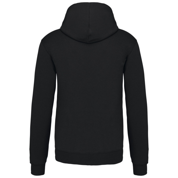 Hooded sweater met gecontrasteerde capuchon Black / Fine Grey XL