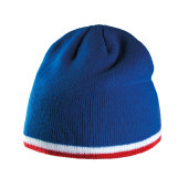Muts Met Gecontrasteerd Boord Royal Blue / White / Red One Size