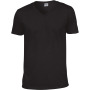 Softstyle Euro Fit Adult V-neck T-shirt Black XL