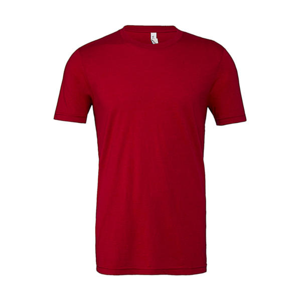 Unisex Triblend Short Sleeve Tee - Solid Red Triblend - XS