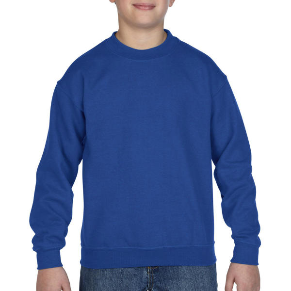Heavyweight Blend Youth Crew Neck - Royal - XS (104/110, 4/5)