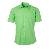 Men's Shirt Shortsleeve Poplin - lime-green - XL