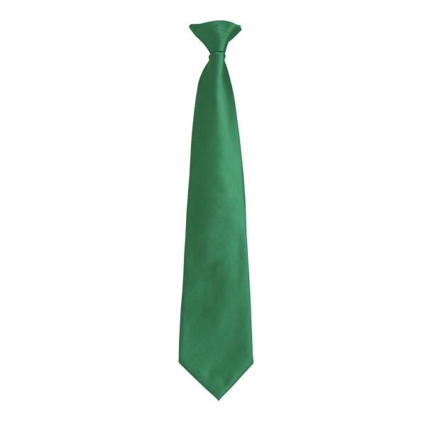 'Colours' Fashion Clip Tie, Emerald, ONE, Premier