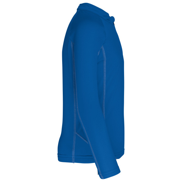 Sportshirt met lange mouwen ¼ ritssluiting voor kinderen Sporty Royal Blue 10/12 jaar