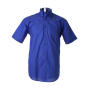 Classic Fit Workwear Oxford Shirt SSL - Italian Blue - M