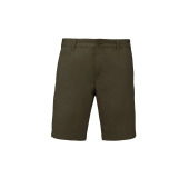 Herenbermuda met verwassen look Washed Light Khaki 38 FR