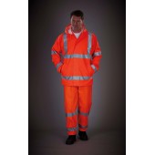 Ademend regenjasje Hi-Vis Soft Flex Hi Vis Orange S