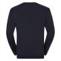 RUS Men Crew Neck Knitted Pullover, French Navy, XS