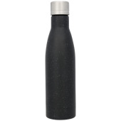Vasa 500 ml gespikkeld koper vacuüm geïsoleerde fles - Zwart